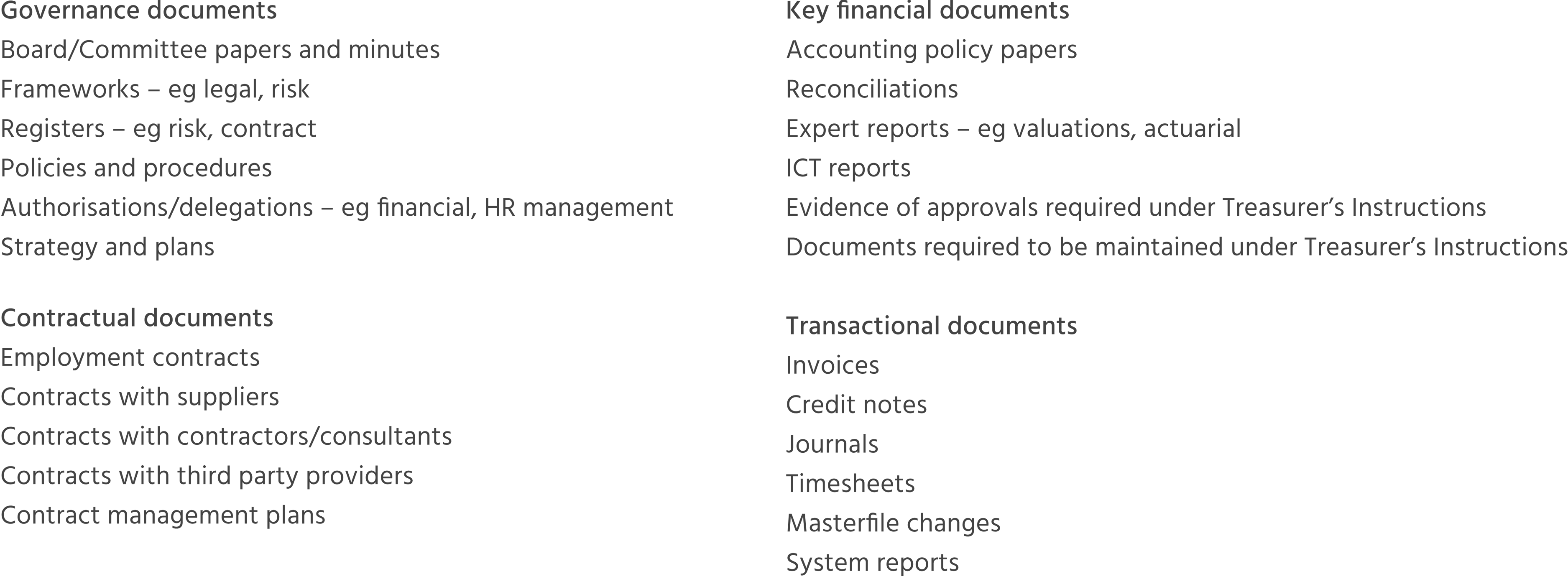 What information we need - final grey text